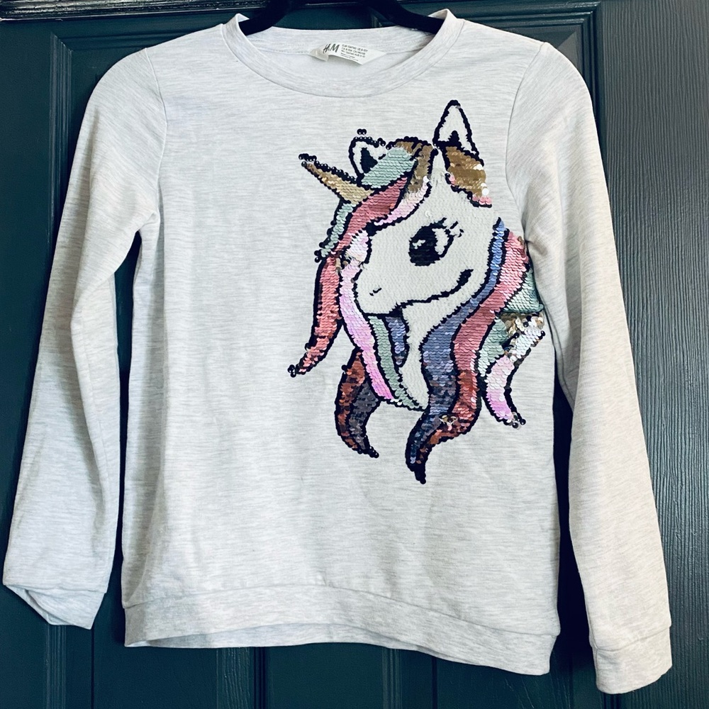 Unicorn pullover sweater top